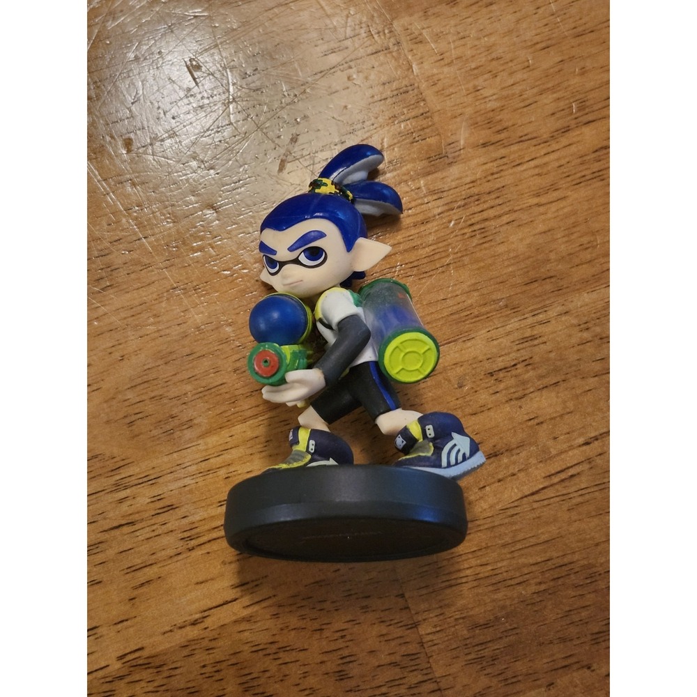 Nintendo Amiibo Splatoon 2 Blue Inkling Boy Amibo Switch Wii U Smash Bros Figure